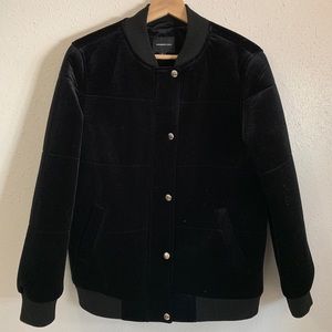 Members Only Black Velvet Jacket